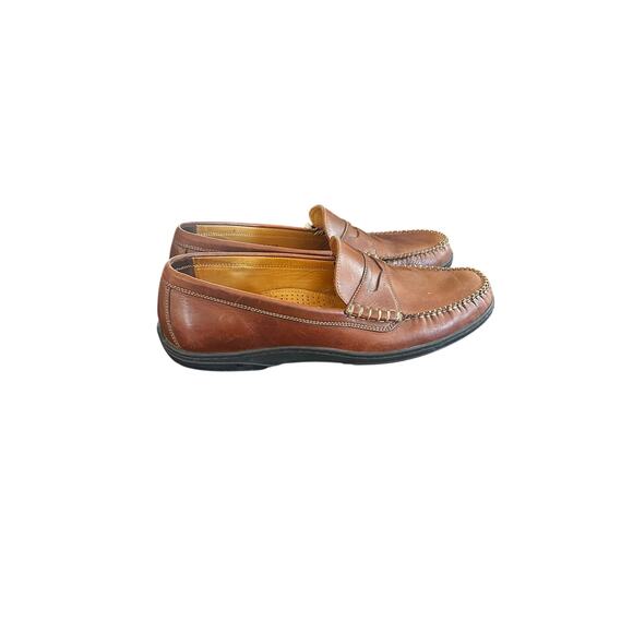 Cole Haan Nike Air Mens Penny Loafer Leather Brown Slip On Classic SZ9.5M main image 6
